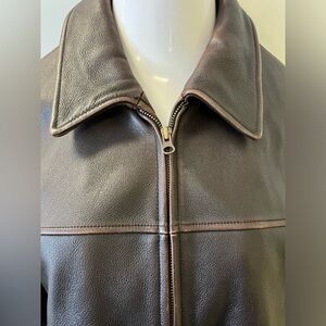 Genuine leather jacket size XL